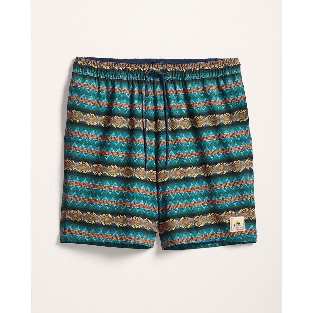 Pendleton Wildland Heros Shoreside Pack-N-Go Lined Swim Trunks Large